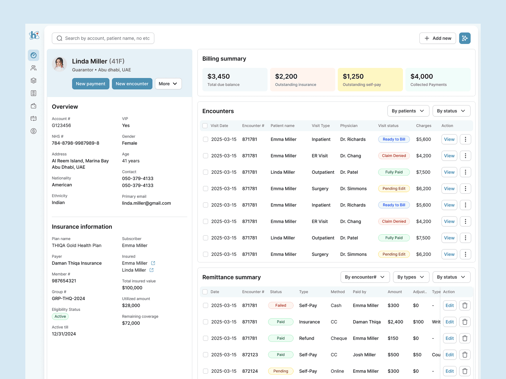 Accounting Firm CRM Dashboard